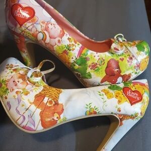 Care Bears Women's Colorful Graphic Heels